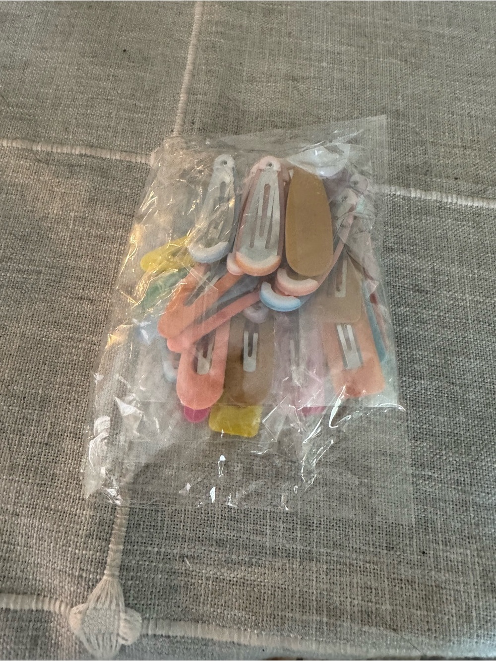 Assorted Pastel Snap Hair Clips - Multipack